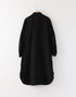水玉カットジャカードのシャツドレス